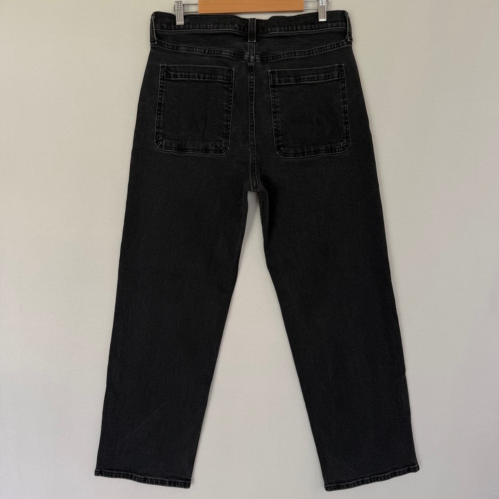 Hollister Baggy Jeans Mens 32x29 Washed Black Relaxed Fit Denim Y2K Streetwear - Picture 8 of 14